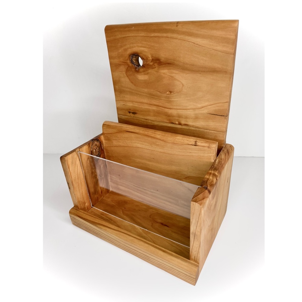 Eclosion Wood Co. Handcrafted Minimalist Literature/ Office/ Business Organizer - Picture 4 of 5